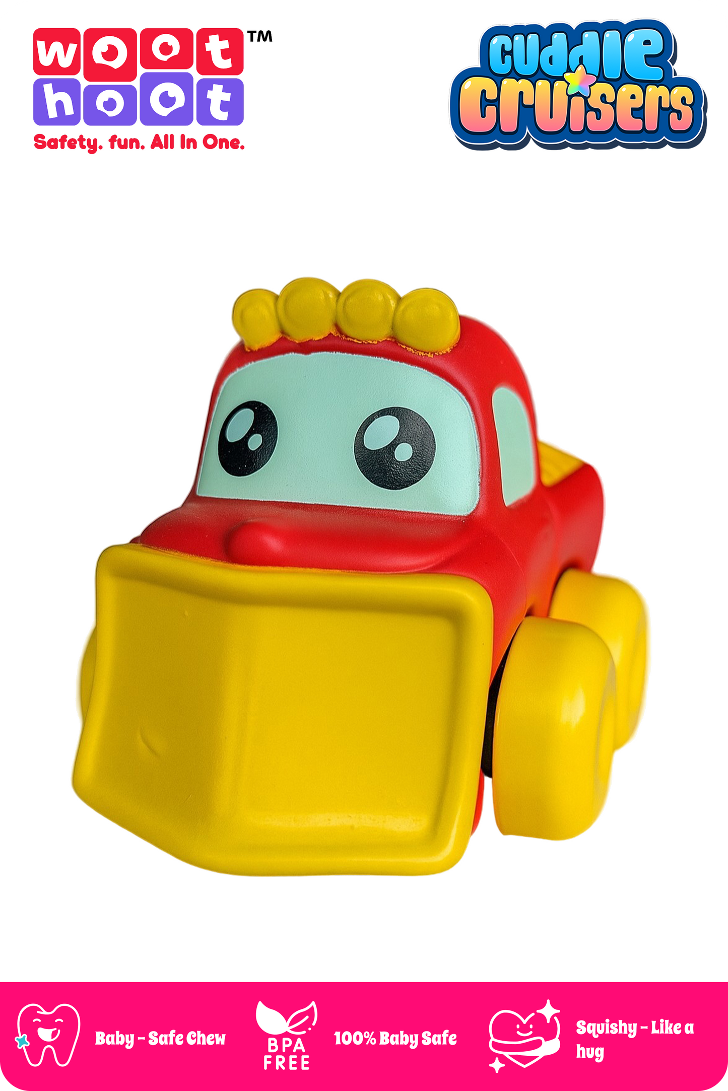 Cuddle Cruisers I Soft Squeezy Dozer Car