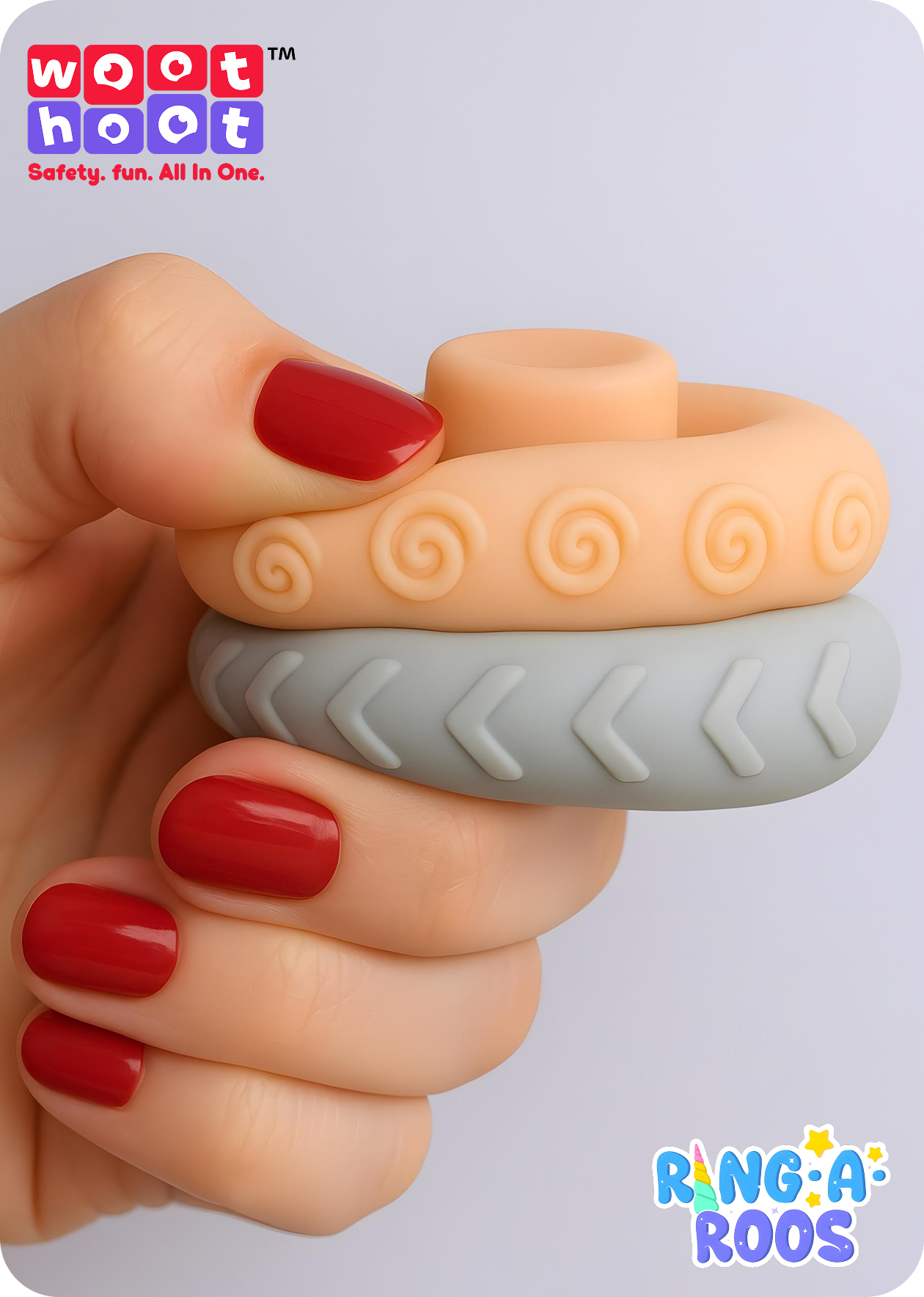 Ring-A-Roos | Soft Stacker with Magical Unicorn