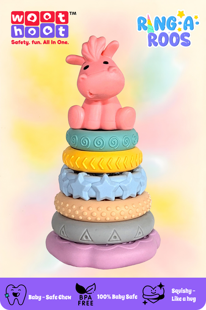 Ring-A-Roos I Soft Stacker with Innocent Pony