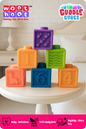 Cuddle Cubes | Soft Baby Building Blocks | Pack of 06 Blocks