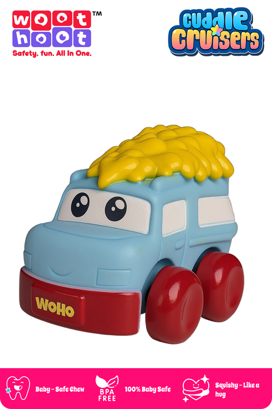 Cuddle Cruisers I Soft Squeezy Sheep Car