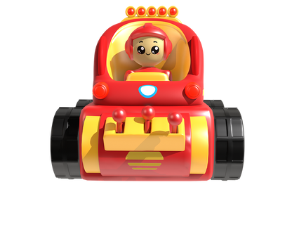 Builder Buddies | Dumper | DIY | Bump & Go | Lights & Happy Music | Battery Operated Plastic Toy