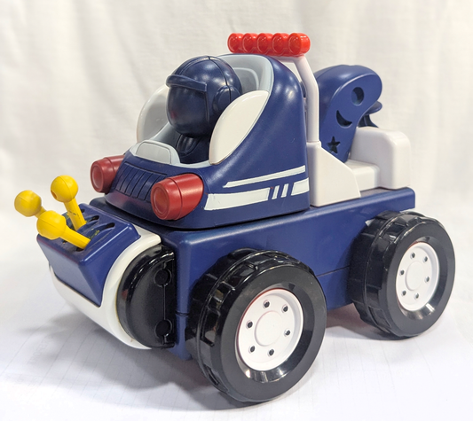 Builder Buddies | Crane | DIY | Bump & Go | Lights & Happy Music | Battery Operated Plastic Toy